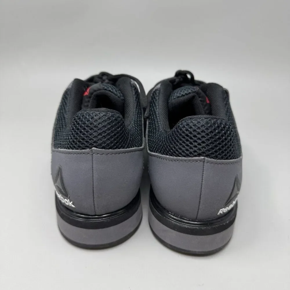 Reebok Lifter PR 22mm Men's Cross Trainer Gray Weightlifting Shoes 9.5 BD2631